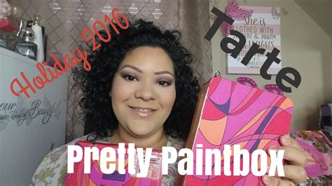 Tarte Pretty Paintbox Collectors Makeup Kit Holiday Review