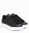Alexander McQueen Leather Sneakers in Black - Save 6% - Lyst
