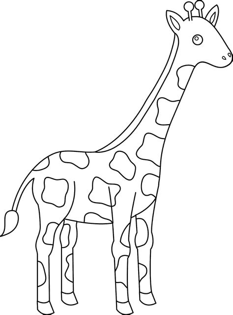 Giraffe Para Colorear Dibujo Para Colorear Jirafa Dibujos Para