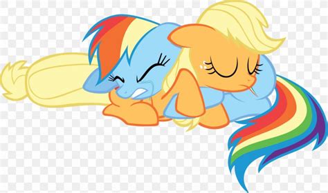 Applejack Rainbow Dash Fluttershy Pony Hug Png 1280x760px Applejack