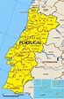 Portugal Landkarte Deutsch