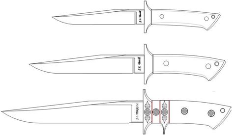 Download over 1 free knife templates! slterrillknives.com/home | Knife patterns, Knife making ...