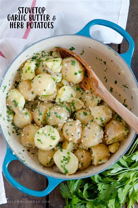 Place the potatoes in a saucepan, and cover them with water. Garlic & Herb Baby Potatoes | Quick & Easy Side Dish Recipe