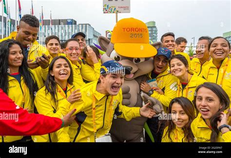 Athletes From Ecuador In Joyful Mood Posing For Photograph With The