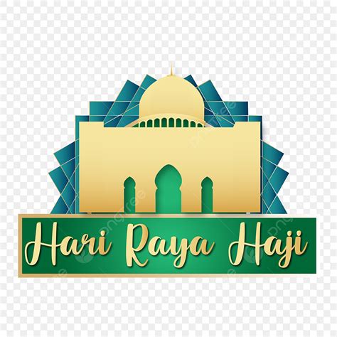 Gambar Vektor Ilustrasi Hari Raya Haji Grade Emas Hari Raya Haji Hari