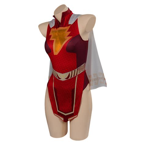 Shazam Fury Of The Gods Mary Marvel Cosplay Costume Swimsuits Hallow
