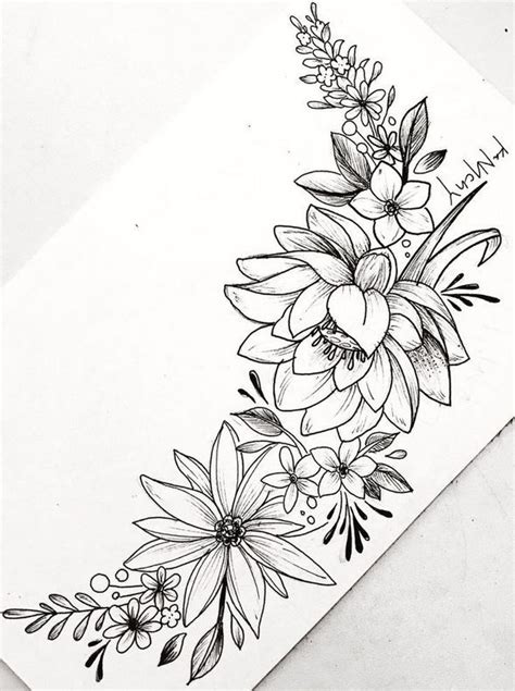 Unique Simple Flower Tattoo Designs Best Tattoo Ideas