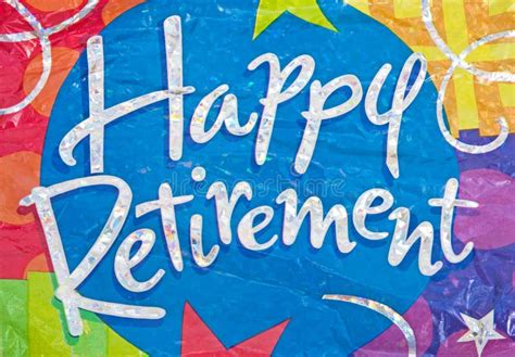 Happy Retirement Stock Image Image Of Wishes Happiness 14236949