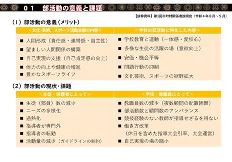 熊本県、運動部活動の地域移行推進計画を公表 3枚目の写真・画像 教育業界ニュース「reseed（リシード）」