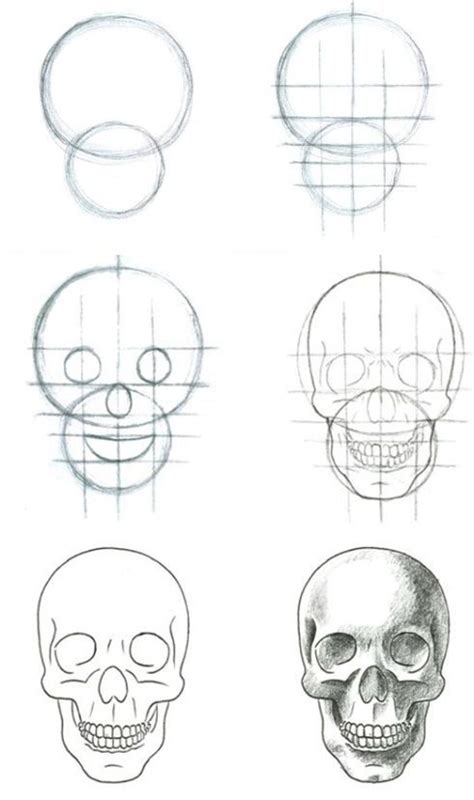 Como Desenhar Uma Caveira Decente Como Desenhar Crânios Desenho