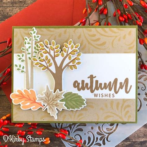 D Kirby Stamps Autumn Wishes Therm O Web And Gina K Design Stamp And