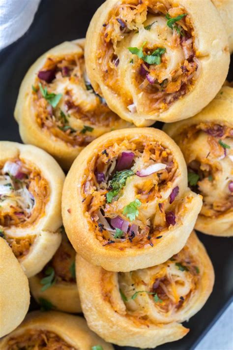 Bbq Chicken Pizza Pinwheels Recipe In 2020