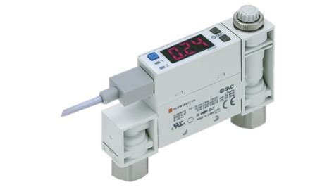 Pfm710s C4 A W Smc Pfm Series Integrated Display Flow Switch For Dry Air Gas 0 2 L Min Min