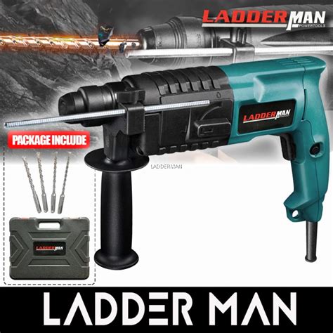 gbh 2 20 750w ladderman 20mm 2 mode rotary hammer drill free accessories