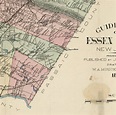 Map of Essex County New Jersey 1877. Vintage Restoration - Etsy UK