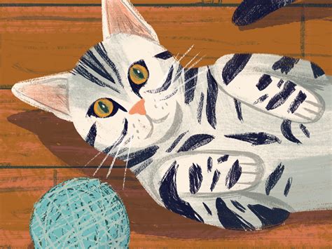 Kitty Avatar Illustration By Alexander Mostov On Dribbble