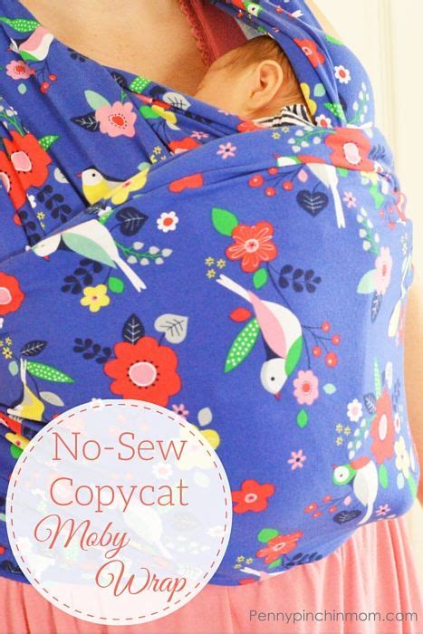 How To Make Your Own No Sew Moby Wrap Baby Sewing Diy Baby Wrap