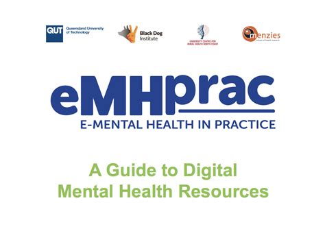 A Guide To Digital Mental Health Resources Emhprac E Mental Health