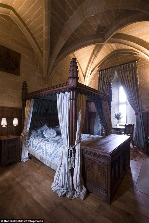 Spend The Night Inside A 14th Century Castle Tower Castle Bedroom