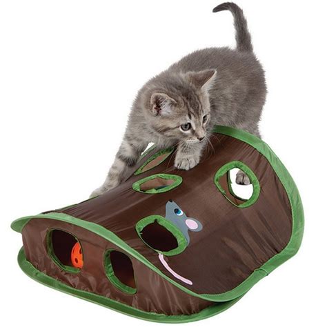 Cat Tunnel Foldable Pet Cat Toys Educational Toys Mouse Hole Cats Catch