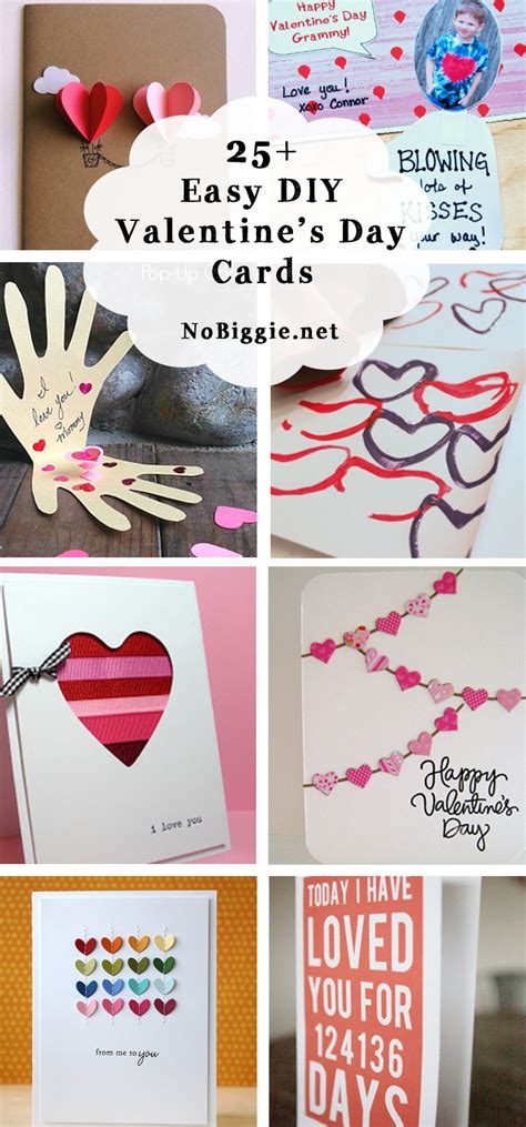 Easy Diy Valentine S Day Cards