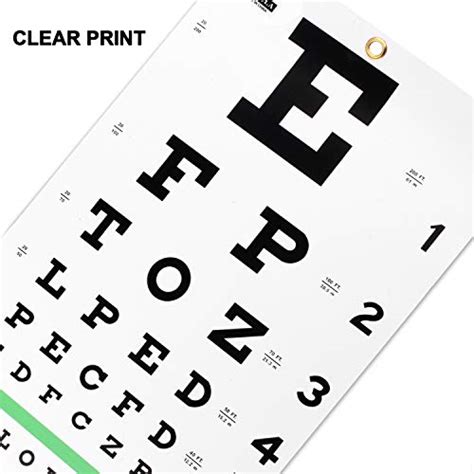 Eye Chart Snellen Eye Chart Wall Chart Eye Charts With Hand Pointer