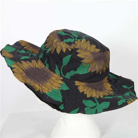 Wide Brim Sunflower Hat The Hippy Clothing Co