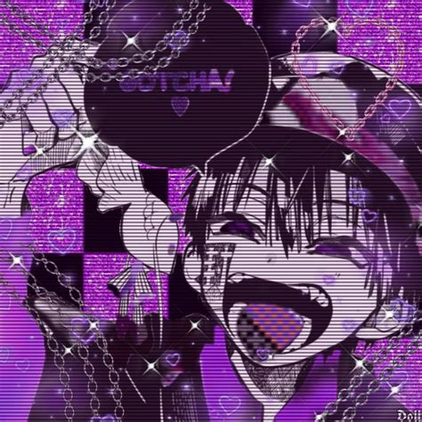 Purple Anime Aesthetic Cute Fotodtp