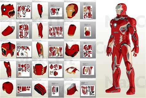 I tried replicating iron man mark 85 and mark. Printable Ironman Papercraft - Printable Papercrafts ...