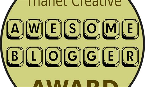 Awesome Blogger Awards 2018 Thanet Creative