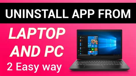 How To Uninstall Apps On Windows 10 Laptop Ya Pc Se Apps Kaise