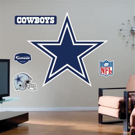 Dallas Cowboys Team Logo Fathead Wall Sticker