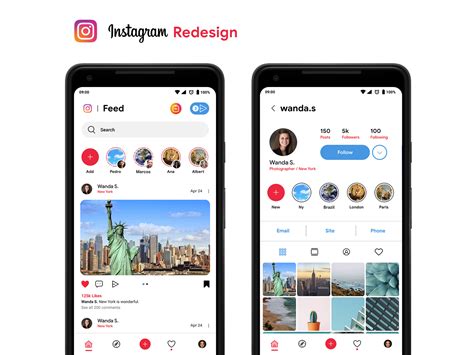 Instagram Redesign Concept By Igor S On Dribbble