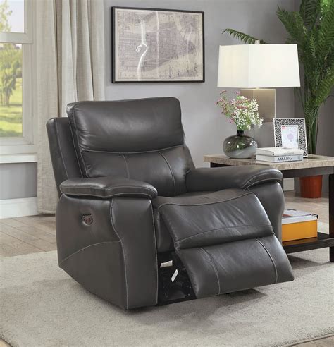 Furniture Of America Cm6540 Pm Lila Leather Reclining Living Room Set