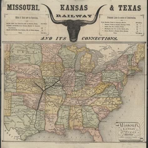 Missouri Kansas And Texas Railway And Its Connections Kansas Memory