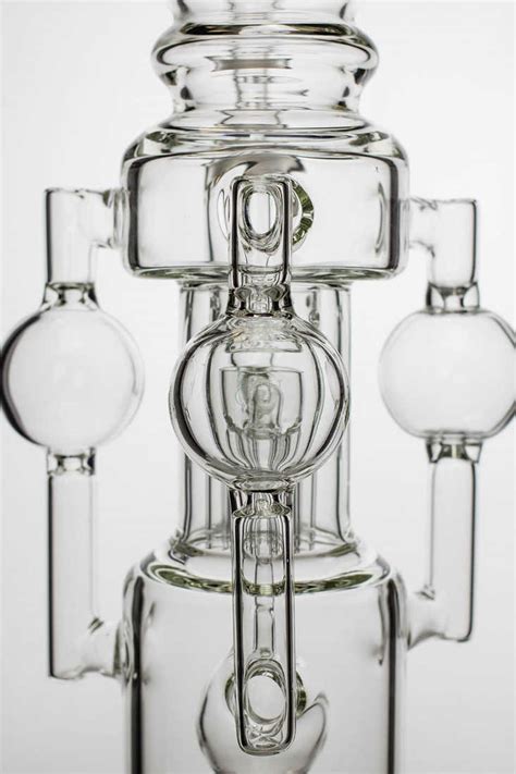 20 Inch 7mm 3 Chamber Recycler Water Bong With Clear Diffuser20 Inch