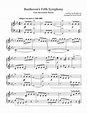 Beethoven's Fifth Symphony: First Movement Theme (for Intermediate ...