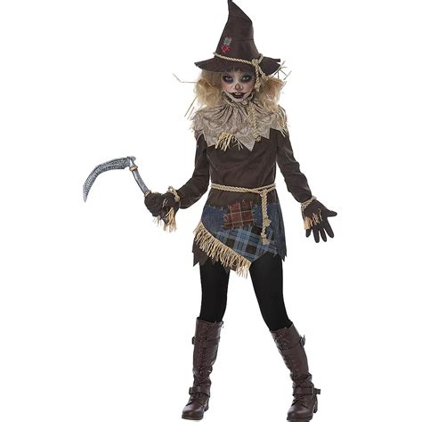 Girls Creepy Scarecrow Costume Only 14 99