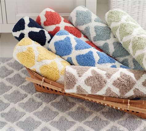 Pick from bath mats and bath rugs in a variety of shapes, sizes, and materials. Marlo Bath Rug | Pottery Barn