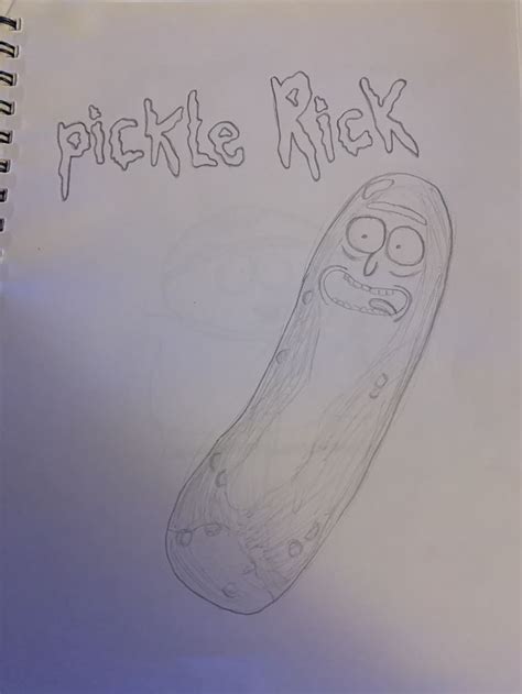 Pickle Rick Doodles Rick And Morty Drawings