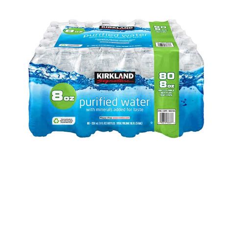 Kirkland Signature Bottled Water Fl Oz 40 Count 48 Case Pallet Costco