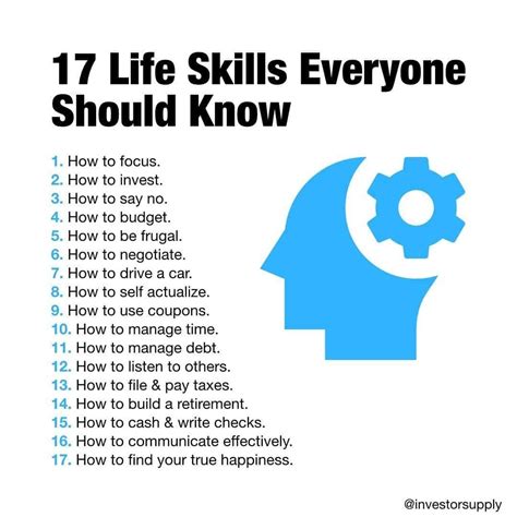 17 Life Skills Everyone Should Know Life Skills Inspirational Words