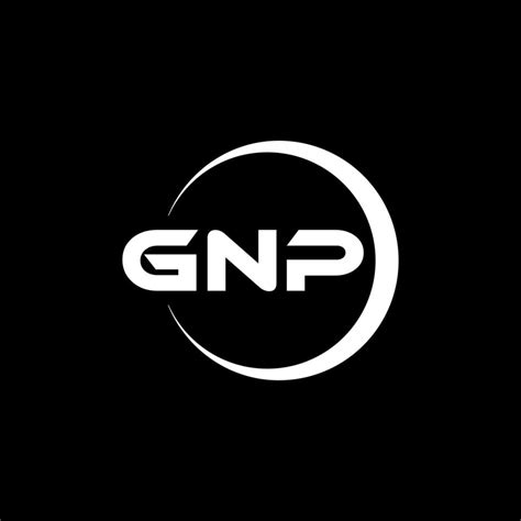 Gnp Letter Logo Design In Illustration Vector Logo Calligraphy