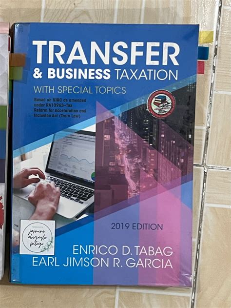 Transfer And Business Taxation Tabag On Carousell