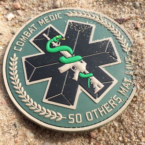 3d Rubber Morale Patch Combat Medic Multicam Öffentlicher Dienst