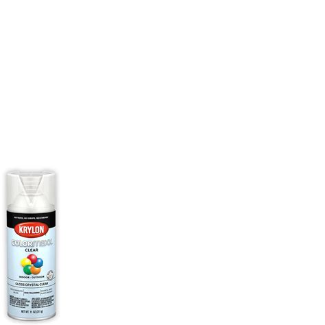 Krylon K05515007 Colormaxx Paint Primer Gloss Crystal Clear 11 Oz