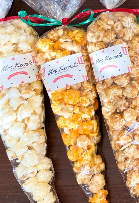 Fresh Gourmet Popcorn Cones Party Favors 20 Pack Weddings Etsy