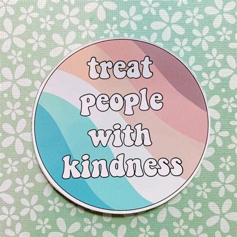 Harry Styles Treat People With Kindness Sticker Treat People Etsy
