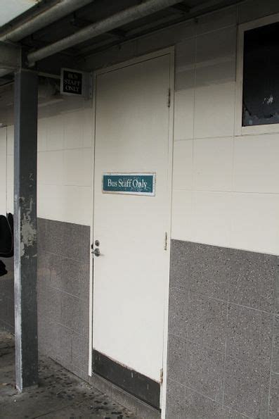 Bus Driver Toilet At Dandenong Station Wongms Rail Gallery