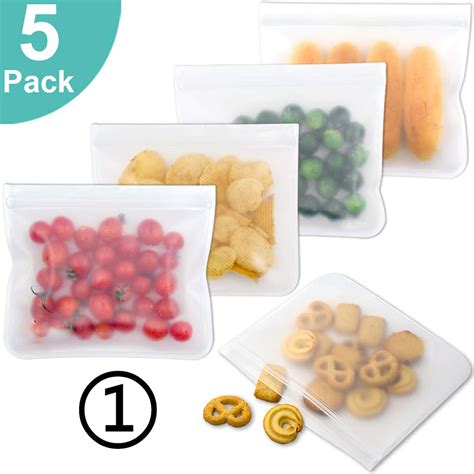 Reusable Silicone Food Storage Bags Seal Food Preservation Bags